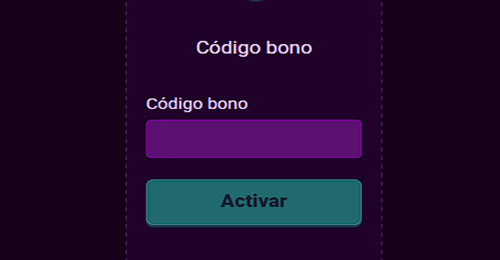Activa el bono y empieza a jugar Activa el bono y empieza a jugar